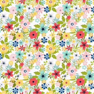 Çiçek desenli sanat tasarımı çizimi