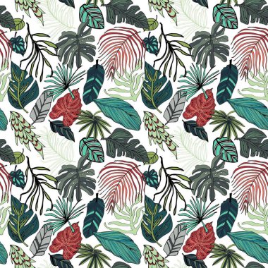 Çiçek desenli sanat tasarımı çizimi