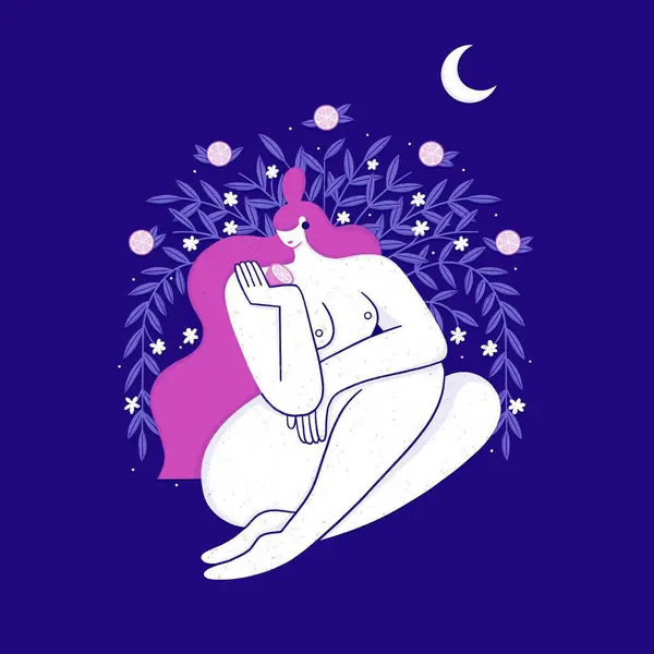 yoga sağlıklı yaşam tarzı illüstrasyonu