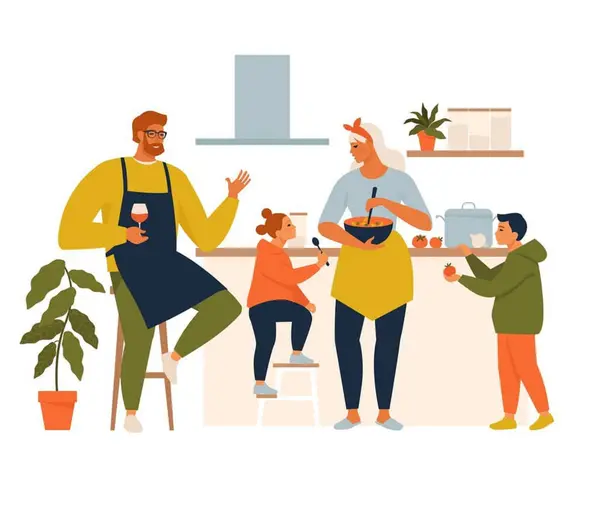 Seyahat eden tatil resimli çizgi filmi