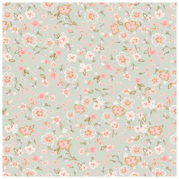 Çiçek desenli sanat tasarımı çizimi