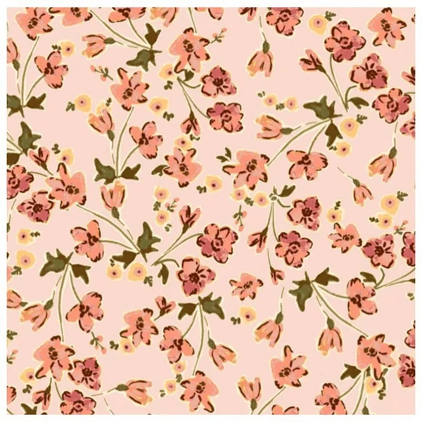 Çiçek desenli sanat tasarımı çizimi