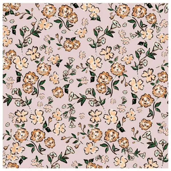 Çiçek desenli sanat tasarımı çizimi