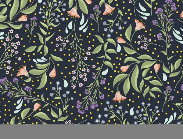 Çiçek desenli sanat tasarımı çizimi