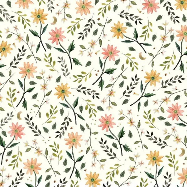 Μοτίβο Floral Σχέδιο Έθνικ Λουλούδι Υφασμάτινη Απεικόνιση — Φωτογραφία Αρχείου