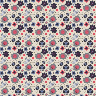 desenli çiçek desenli etnik çiçekli tekstil kumaş çizimi