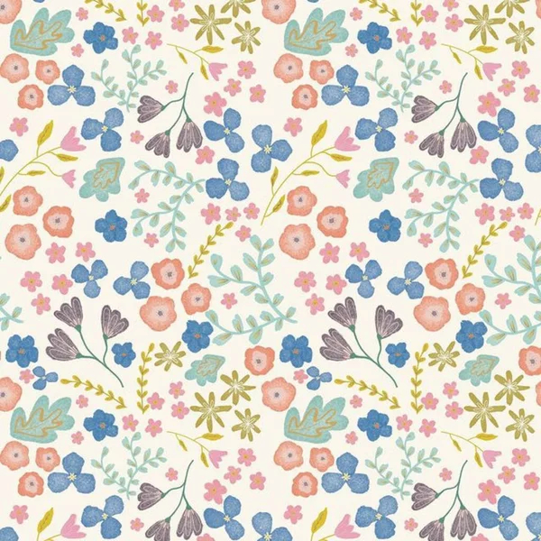 desenli çiçek desenli etnik çiçekli tekstil kumaş çizimi