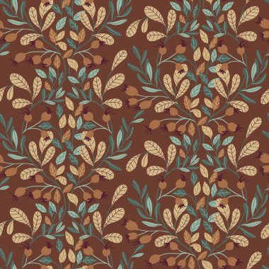 desenli çiçek desenli illüstrasyon kumaş tasarımı