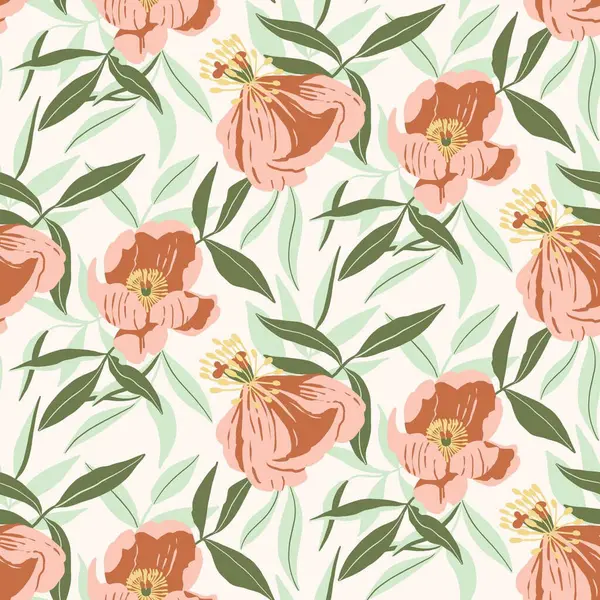 pattern floral blossom flower illustration fabric textile design