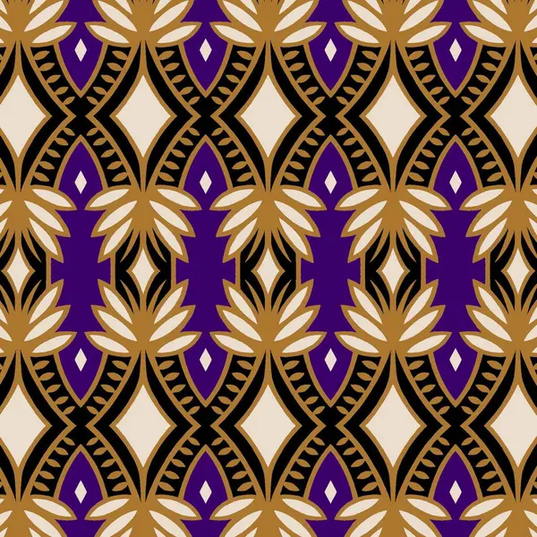 Kusursuz desenli etnik geleneksel kültür çiçek çizimi