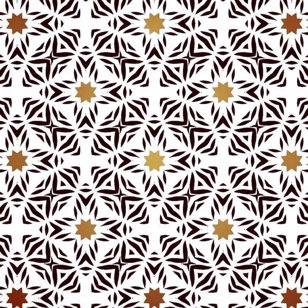 Kusursuz desenli etnik geleneksel kültür çiçek çizimi