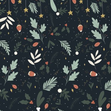 Kusursuz desenli tekstil desenli çiçek desenli sanat kumaşı çizimi