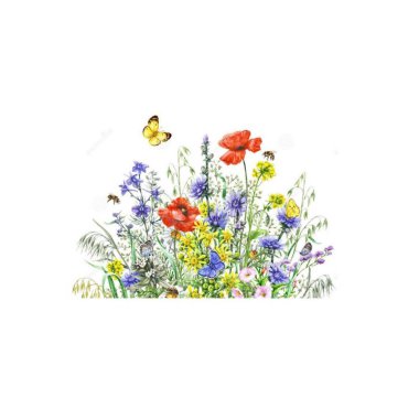 Kusursuz çiçek sanat desenli element tasarımı illüstrasyonu