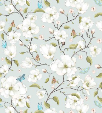 Kusursuz çiçek desenli sanat tasarımı çizimi