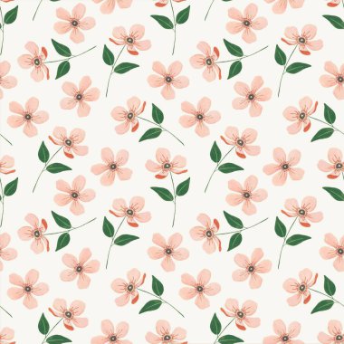 Kusursuz çiçek desenli sanat tasarımı çizimi