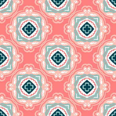 Desensiz çerçeve etnik sanat tasarımı resimlemesi