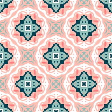 Desensiz çerçeve etnik sanat tasarımı resimlemesi