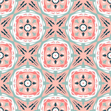 Desensiz çerçeve etnik sanat tasarımı resimlemesi