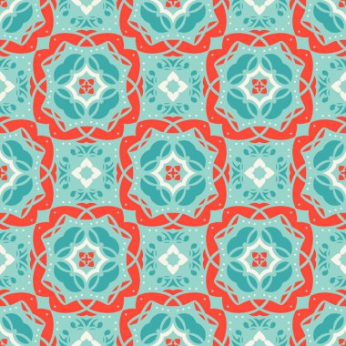 Desensiz çerçeve etnik sanat tasarımı resimlemesi