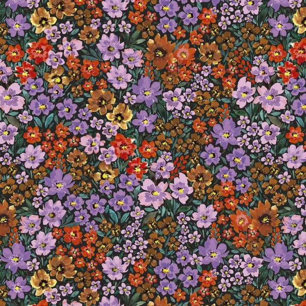 Kusursuz desenli tekstil desenli çiçek desenli sanat kumaşı çizimi