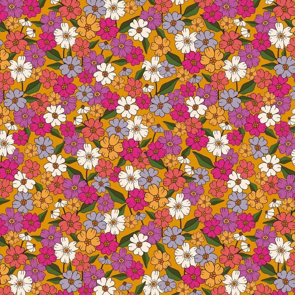 Kusursuz desenli tekstil desenli çiçek desenli sanat kumaşı çizimi