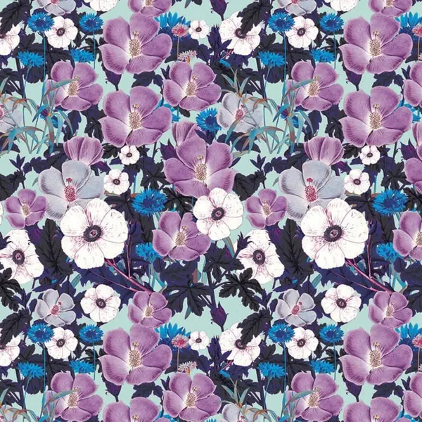 Kusursuz desenli tekstil desenli çiçek desenli sanat kumaşı çizimi