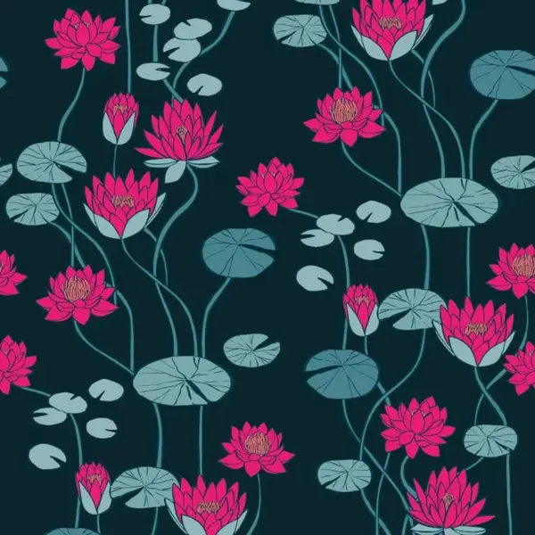 Kusursuz çiçek desenli sanat tasarımı çizimi