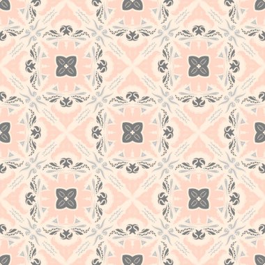 Desensiz çerçeve etnik sanat tasarımı resimlemesi