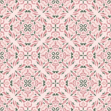 Desensiz çerçeve etnik sanat tasarımı resimlemesi