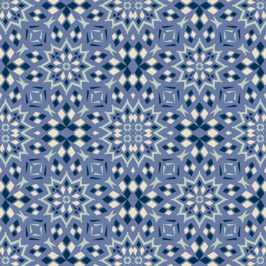 Desensiz çerçeve etnik sanat tasarımı resimlemesi