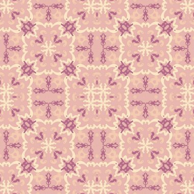 Desensiz çerçeve etnik sanat tasarımı resimlemesi