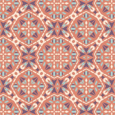 Desensiz çerçeve etnik sanat tasarımı resimlemesi