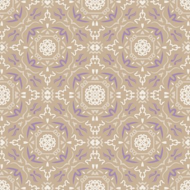 Desensiz çerçeve etnik sanat tasarımı resimlemesi