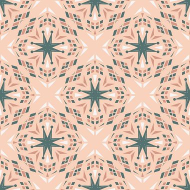 Desensiz çerçeve etnik sanat tasarımı resimlemesi