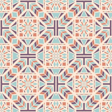 Desensiz çerçeve etnik sanat tasarımı resimlemesi