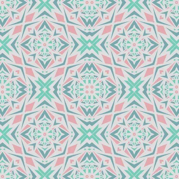 Desensiz çerçeve etnik sanat tasarımı resimlemesi