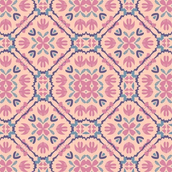 Desensiz çerçeve etnik sanat tasarımı resimlemesi