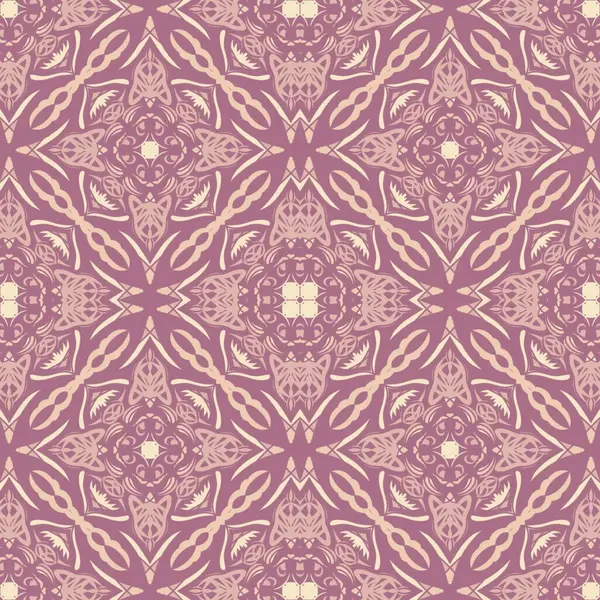 Desensiz çerçeve etnik sanat tasarımı resimlemesi