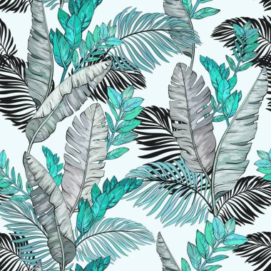 Kusursuz desenli çiçek desenli sanat tasarımı çizimi