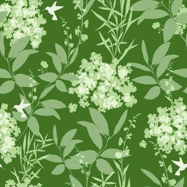 Kusursuz desenli çiçekli çiçek yaprakları illüstrasyon doğası.