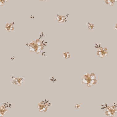 Kusursuz desenli çiçekli çiçek yaprakları illüstrasyon doğası.