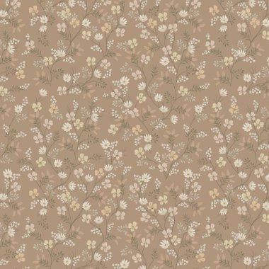 Kusursuz desenli çiçekli çiçek yaprakları illüstrasyon doğası.