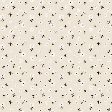 Kusursuz desenli çiçekli çiçek yaprakları illüstrasyon doğası.