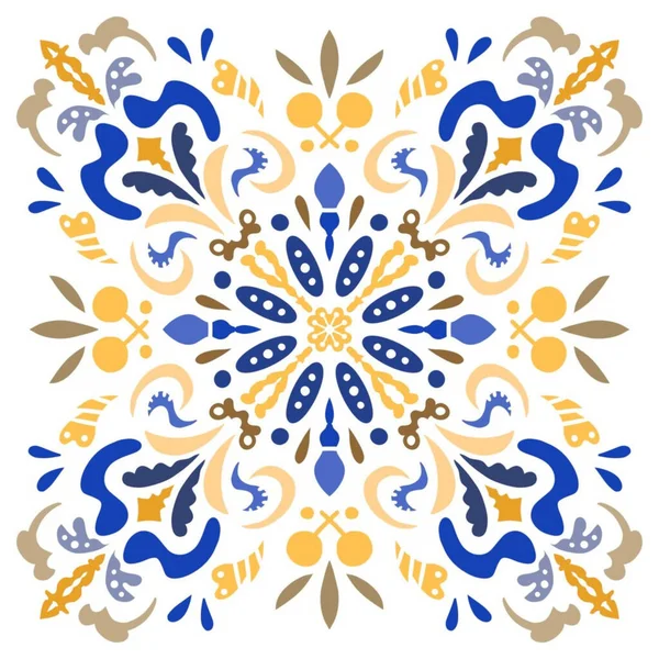 Desensiz çerçeve etnik sanat tasarımı resimlemesi