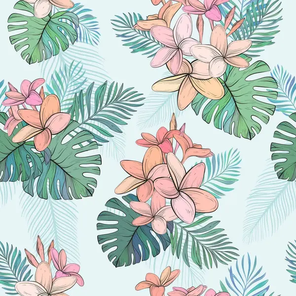 seamless pattern floral blossom design art illustration