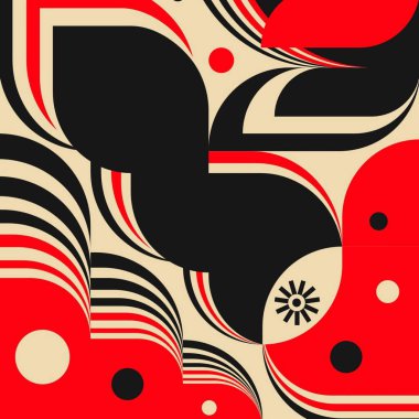 soyut geometrik renksiz desen