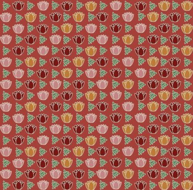 Çiçeksiz desenli çiçek desenli sanat tasarımı illüstrasyon kültürü ikat