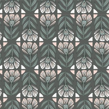 Çiçeksiz desenli çiçek desenli sanat tasarımı illüstrasyon kültürü ikat