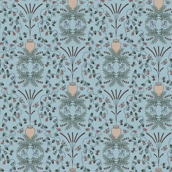 Çiçeksiz desenli çiçek desenli sanat tasarımı illüstrasyon kültürü ikat