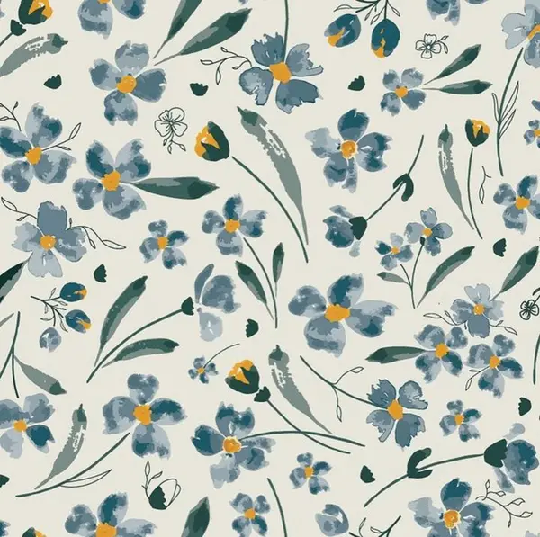 Απρόσκοπτη Floral Μοτίβο Λουλούδι Τέχνη Σχέδιο Εικονογράφηση Πολιτισμού Ikat — Φωτογραφία Αρχείου